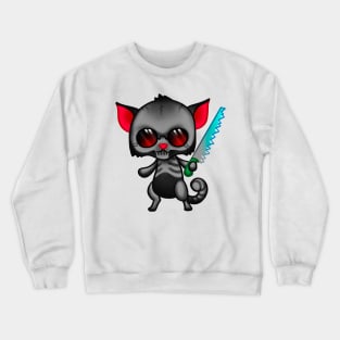 cat skeleton Crewneck Sweatshirt